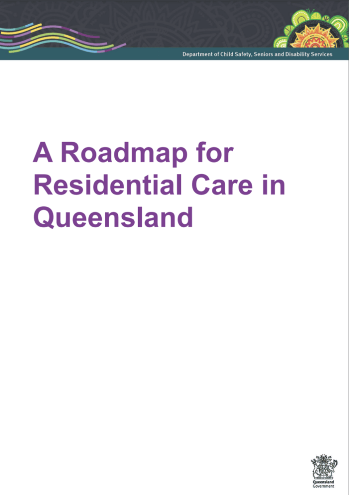 Roadmap for Residential Care cover