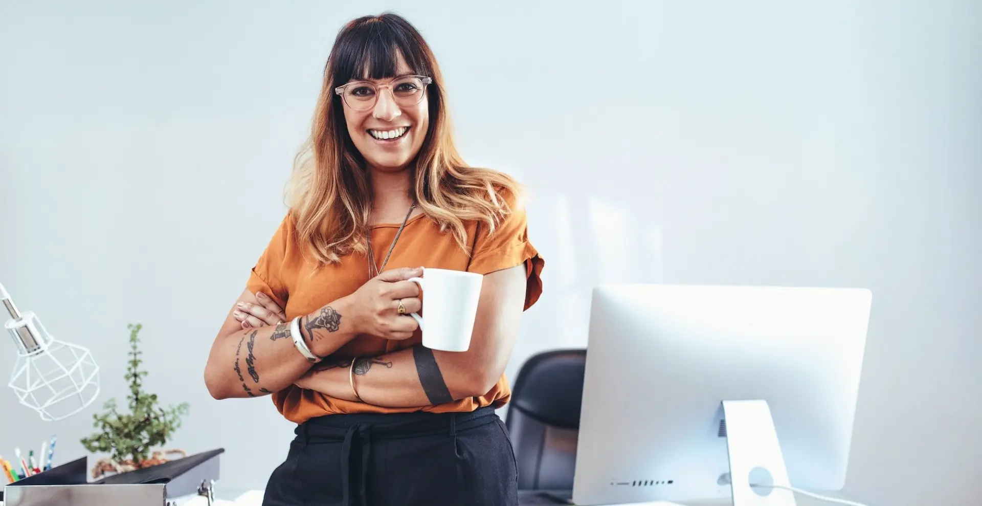 female office worker
